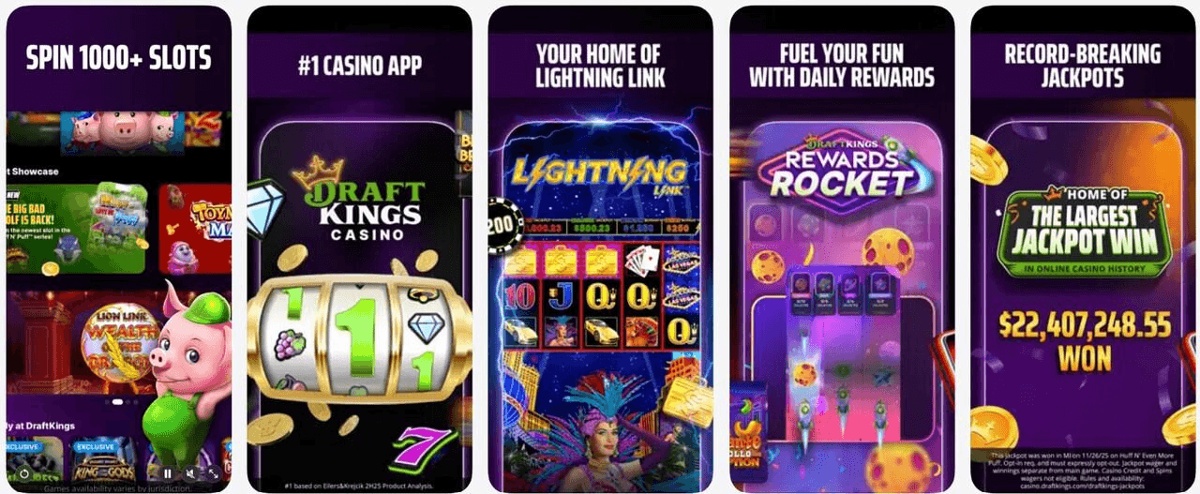 draftkings top real money casino usa